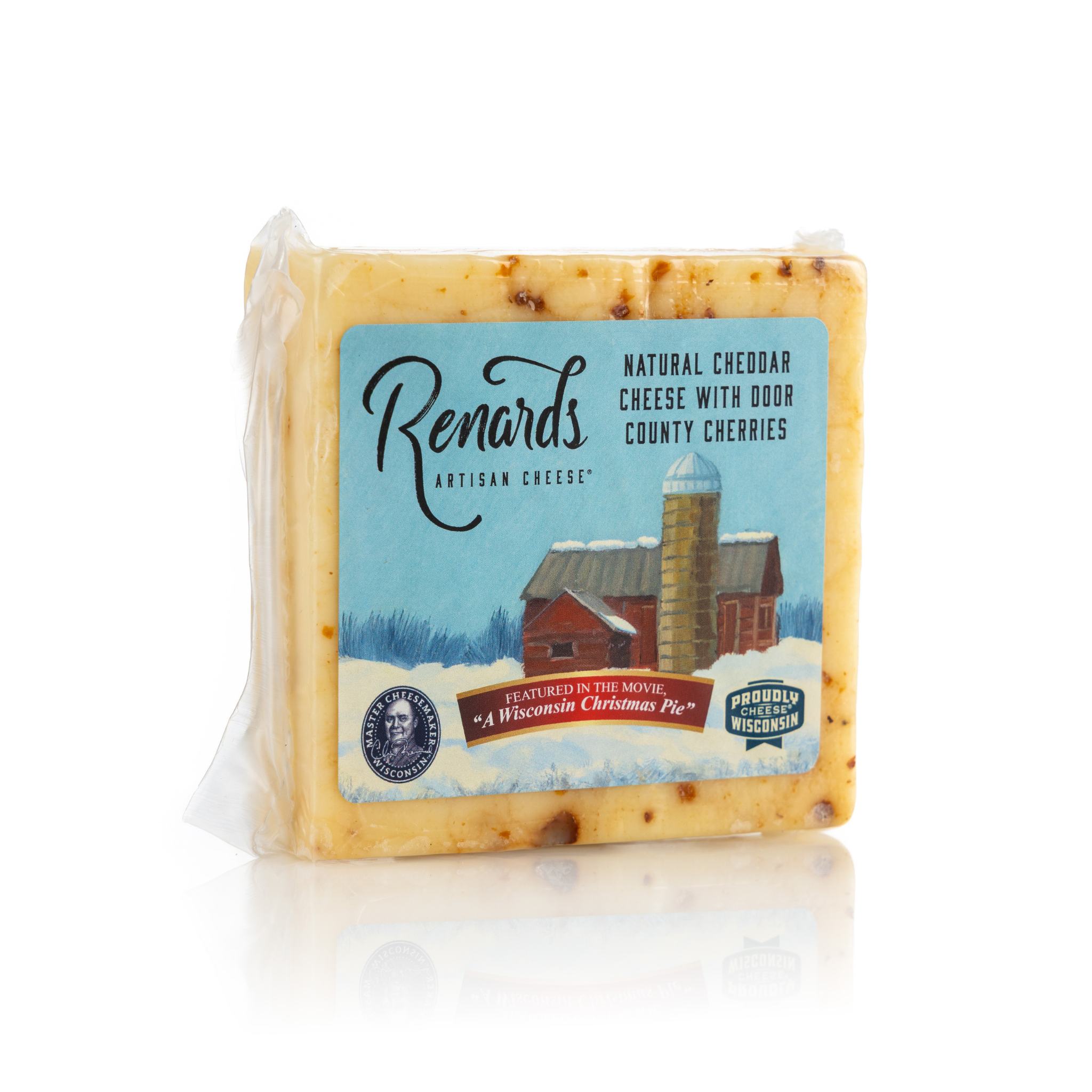 Cherry Cheddar with Door County Cherries – Renard's Cheese Cherry Cheddar with Door County Cherries – Renard's Cheese