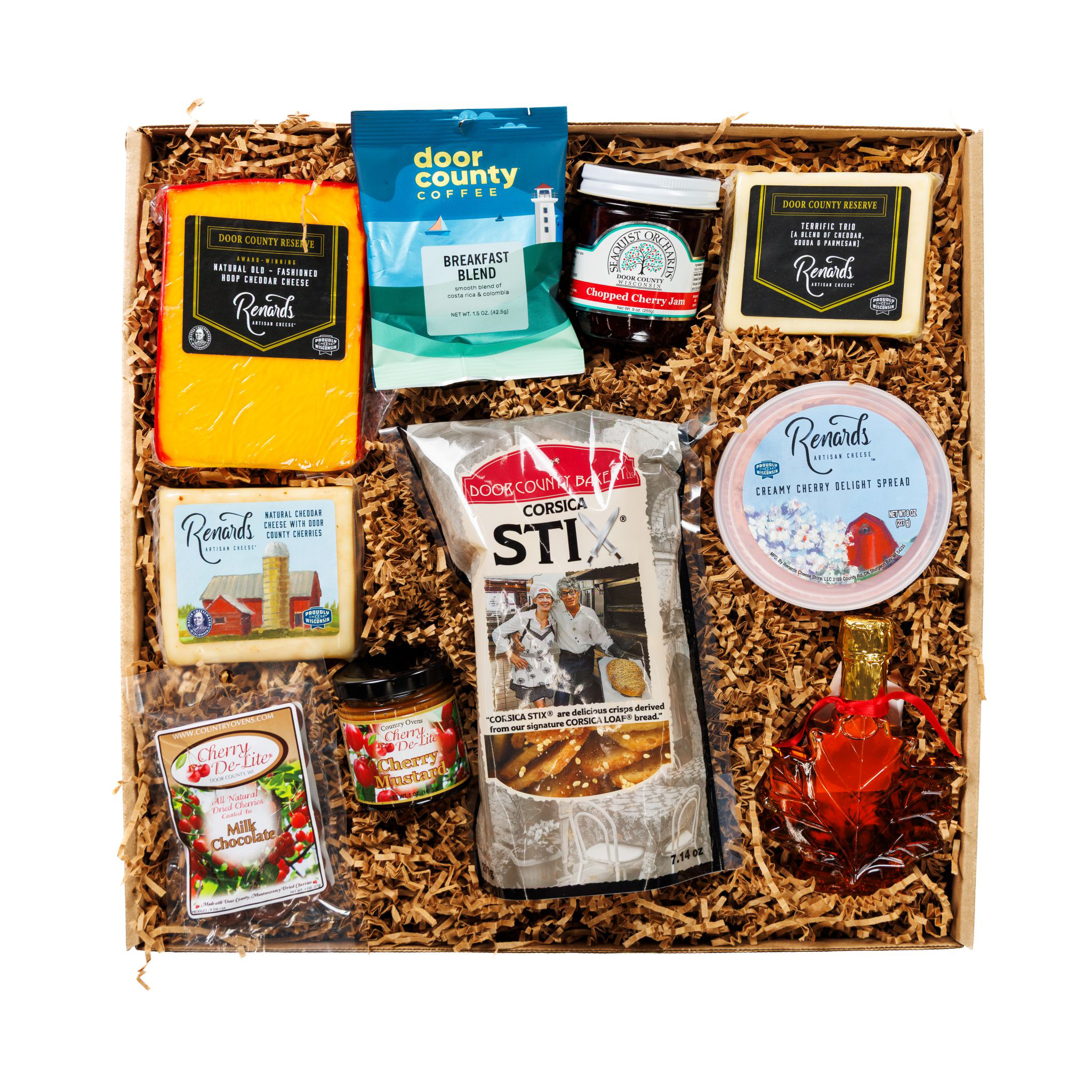 Everything Door County Cheese Gift Box – Renard's Cheese Everything Door County Cheese Gift Box – Renard's Cheese