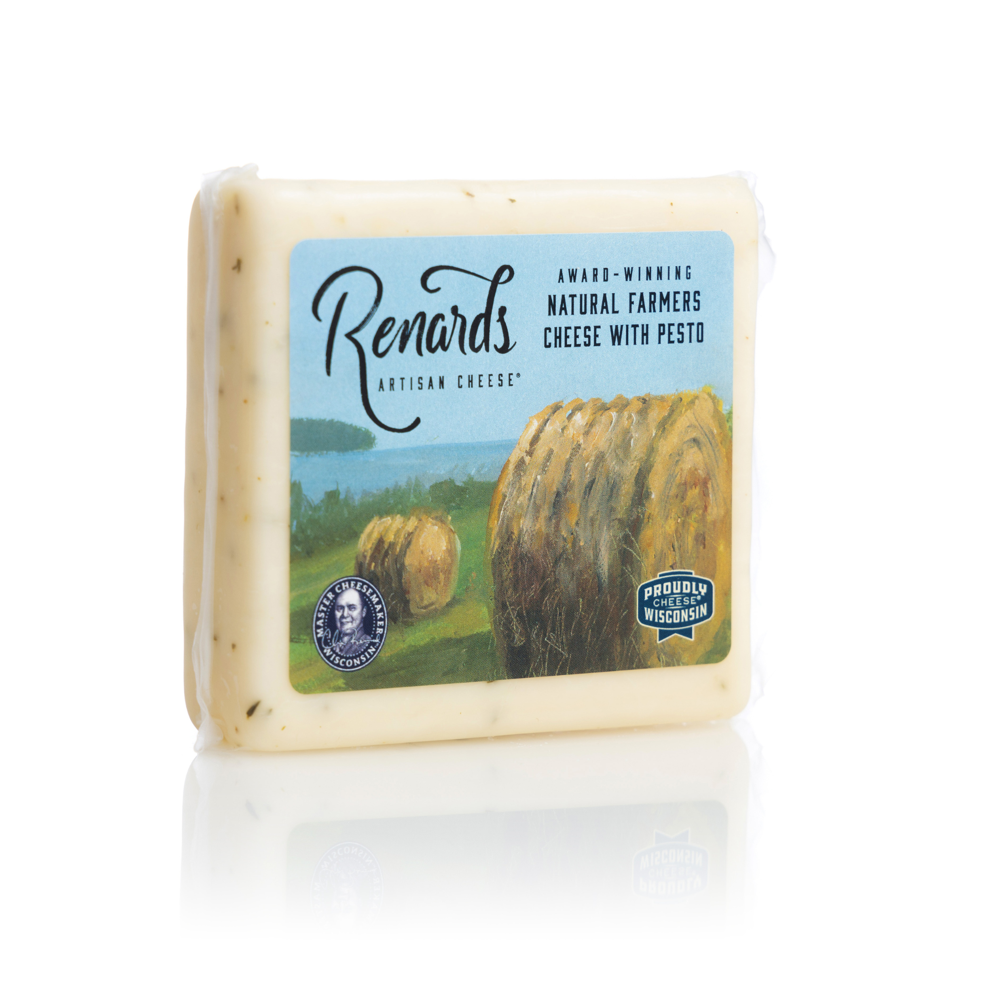 cheeseページです！！ Farmers Cheese With Pesto – Renard's Cheese