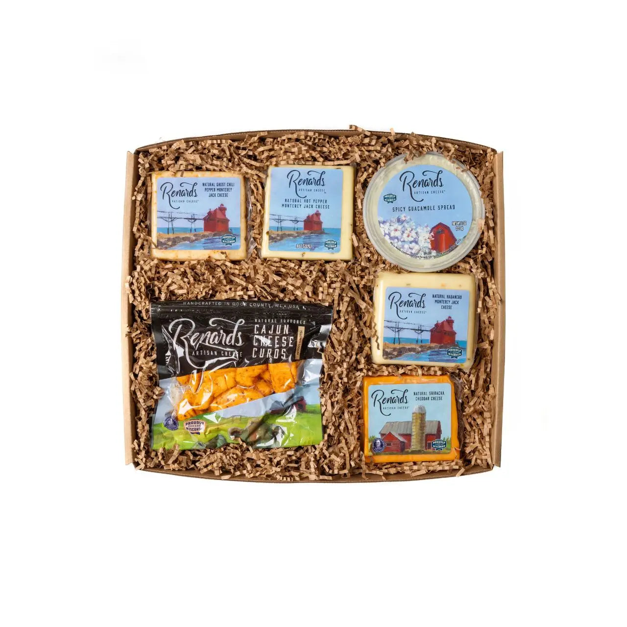 Shoreline Sizzler Cheese Gift Box | *Spicy Cheeses – Renard's Cheese