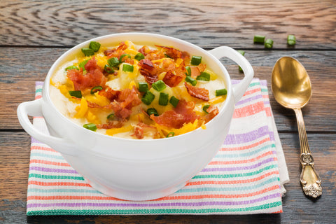 Warm Up This Winter with Our Old-Fashioned Hoop Cheesy Potato Soup Recipe