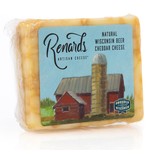 Wisconsin Beer Cheddar Cheese - 6 oz