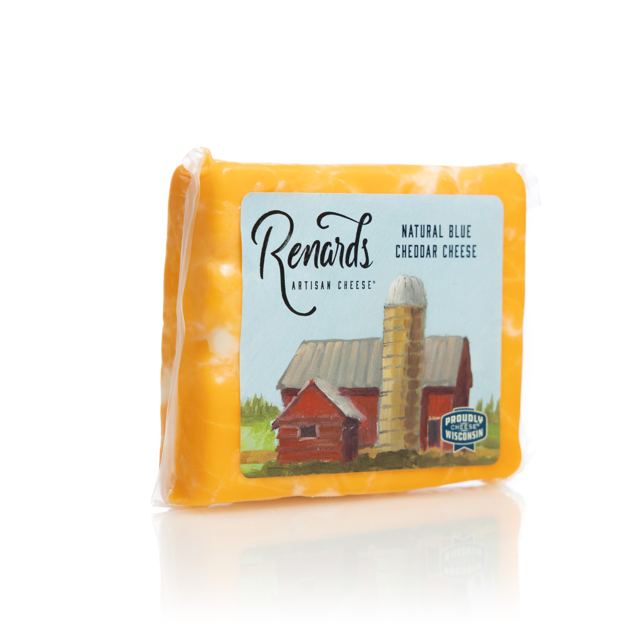 Blue Cheddar Natural Blue Cheddar Cheese – Renard's Cheese