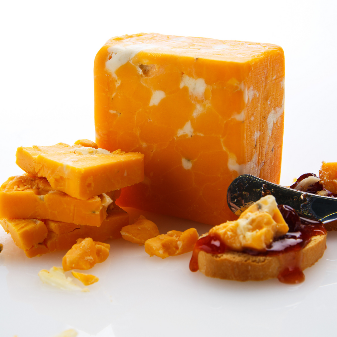 Blue Cheddar Natural Blue Cheddar Cheese – Renard's Cheese
