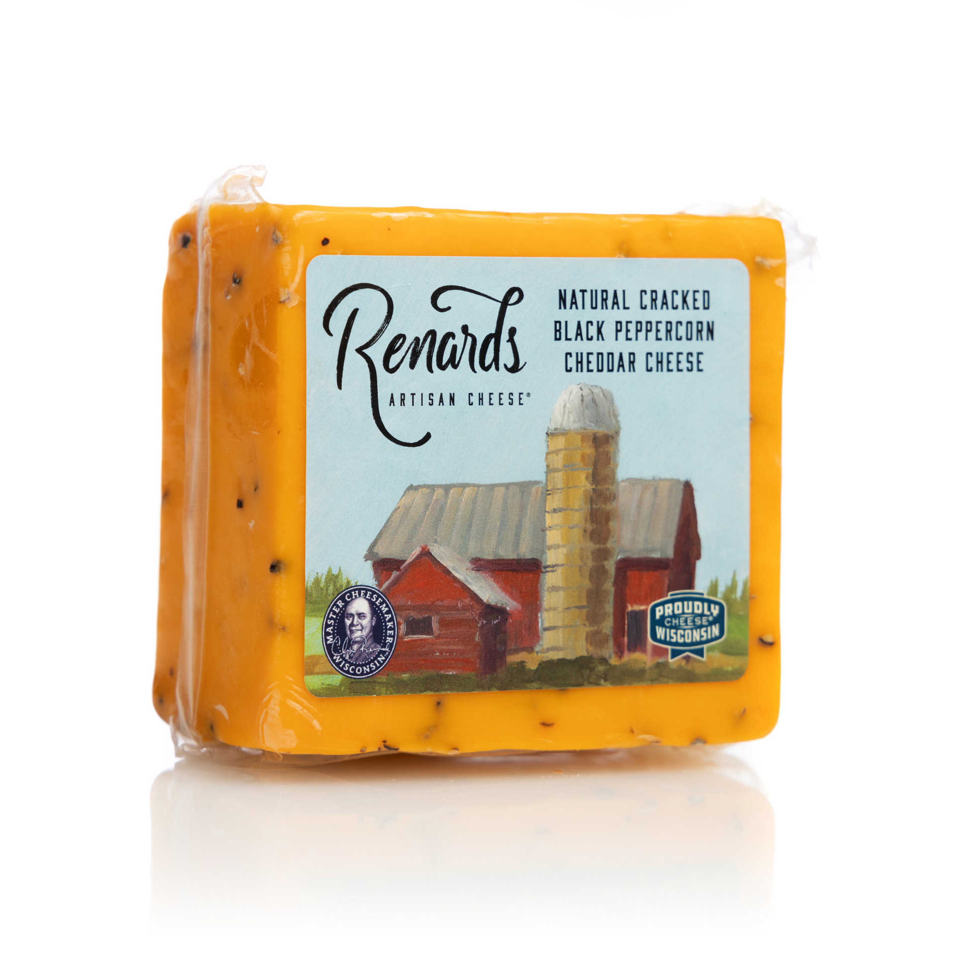 Cracked Black Pepper Cheddar Cheese – Renard's Cheese