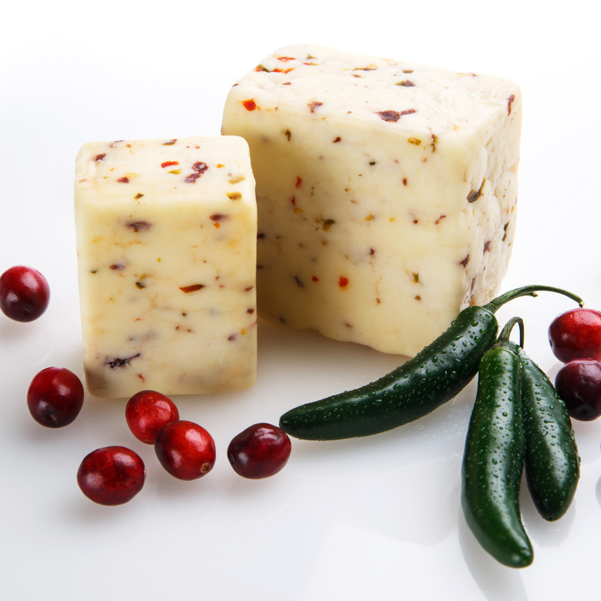 Cranberry Jalapeno Monterey Jack Cheese, Renard's Cheese
