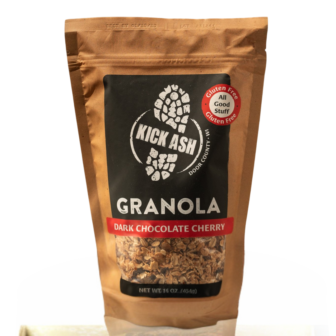 Bag of Dark Chocolate Cherry Granola from Kick Ash Granola