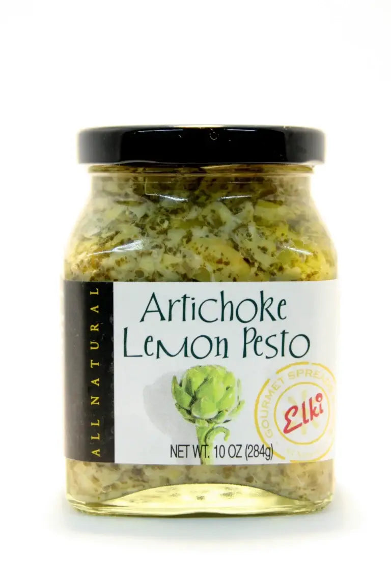 Jar of Artichoke Lemon Pesto Spread