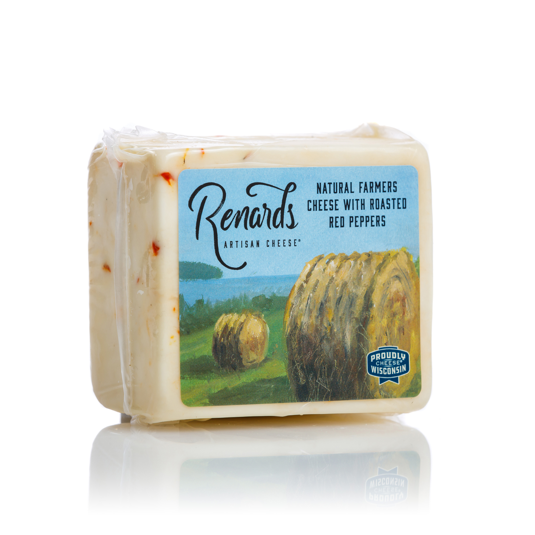 Renard's Cheese, Farmers Cheese With Roasted Red Pepper