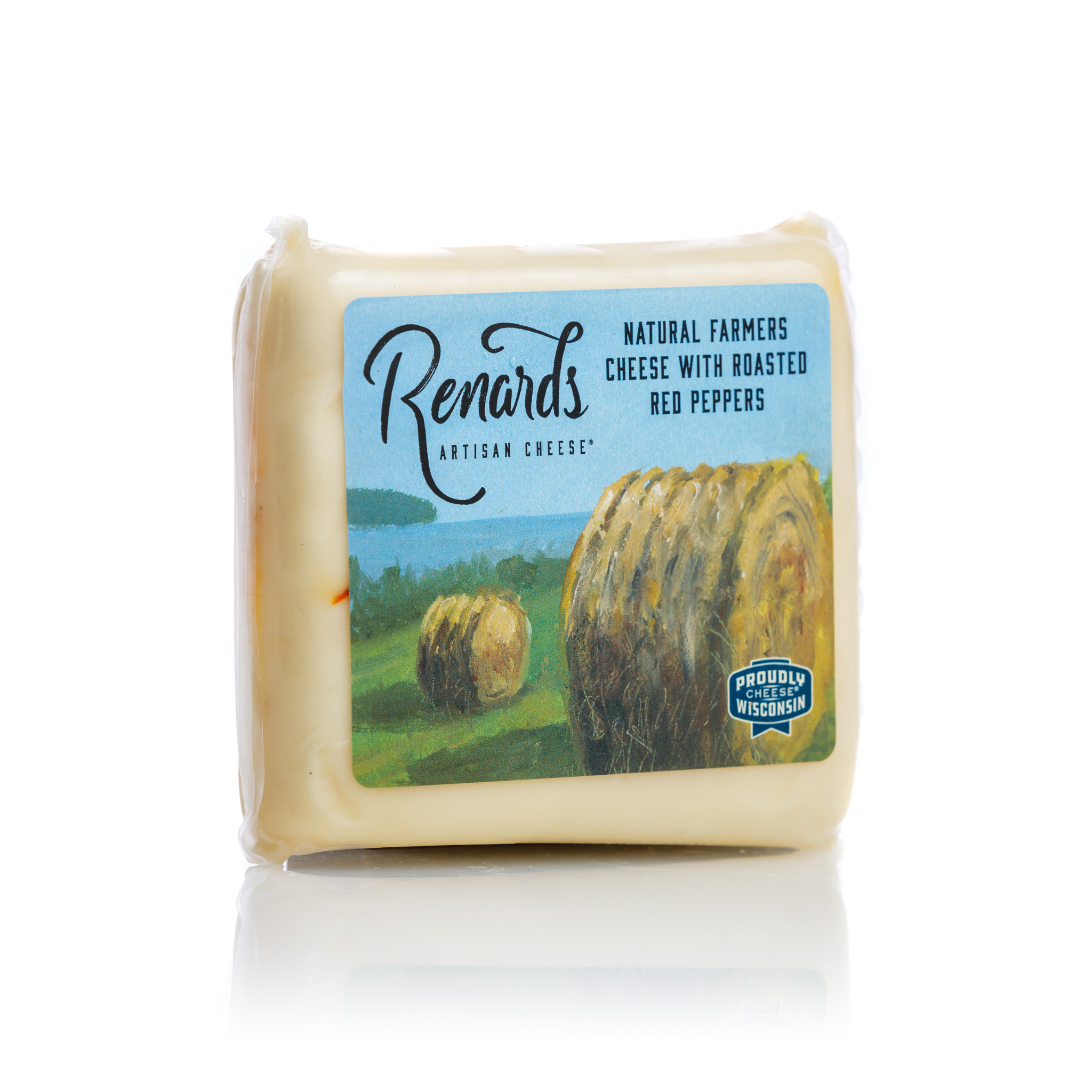 Farmers Cheese With Roasted Red Pepper