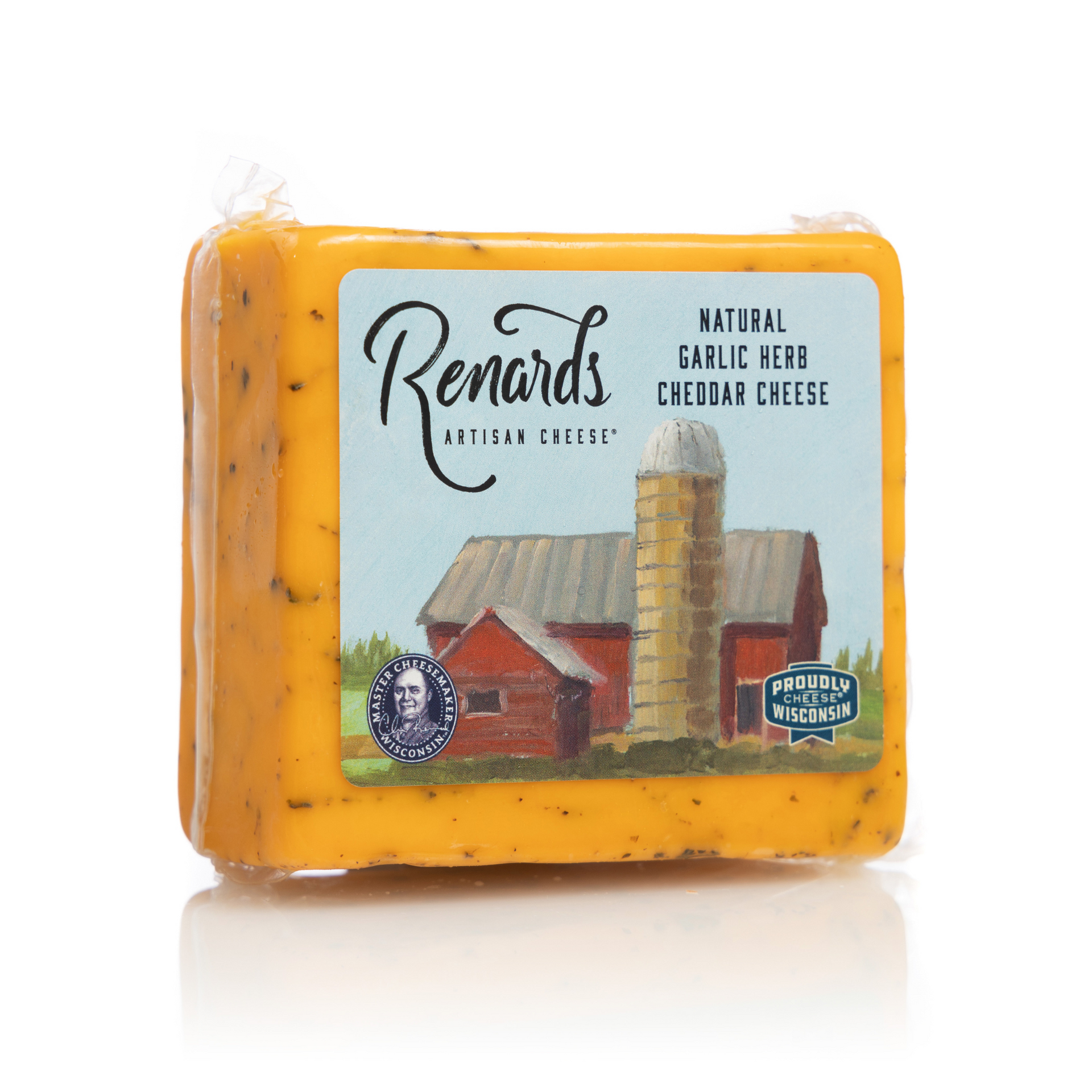 Garlic and Herb Cheddar Cheese – Renard's Cheese