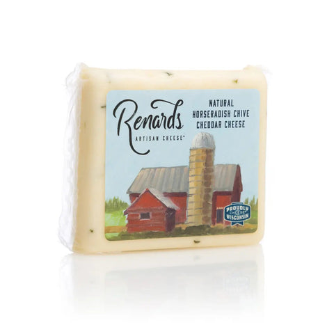 Renard's Horseradish and Chive Cheddar Cheese