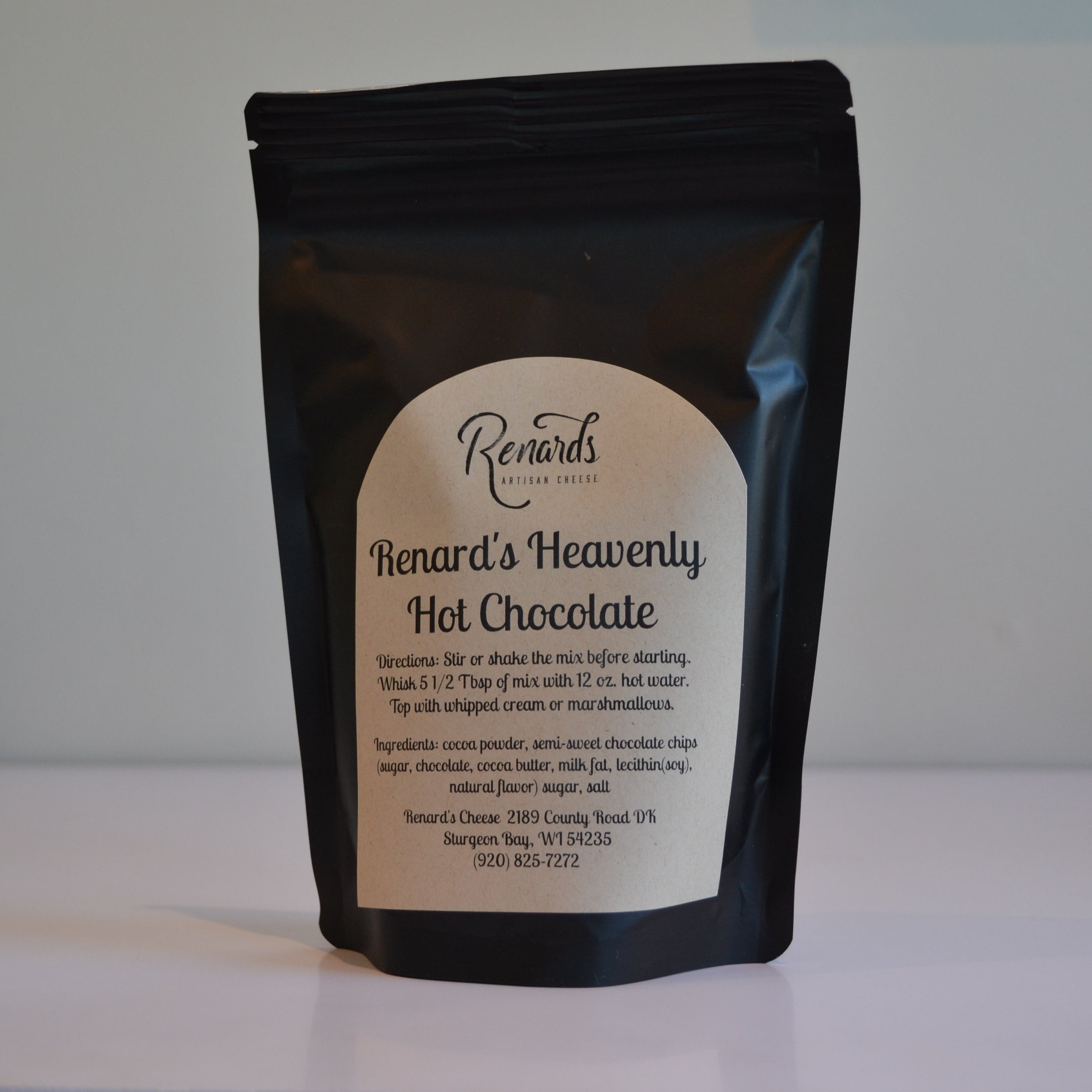 Bag of Renard's Hot Chocolate Mix