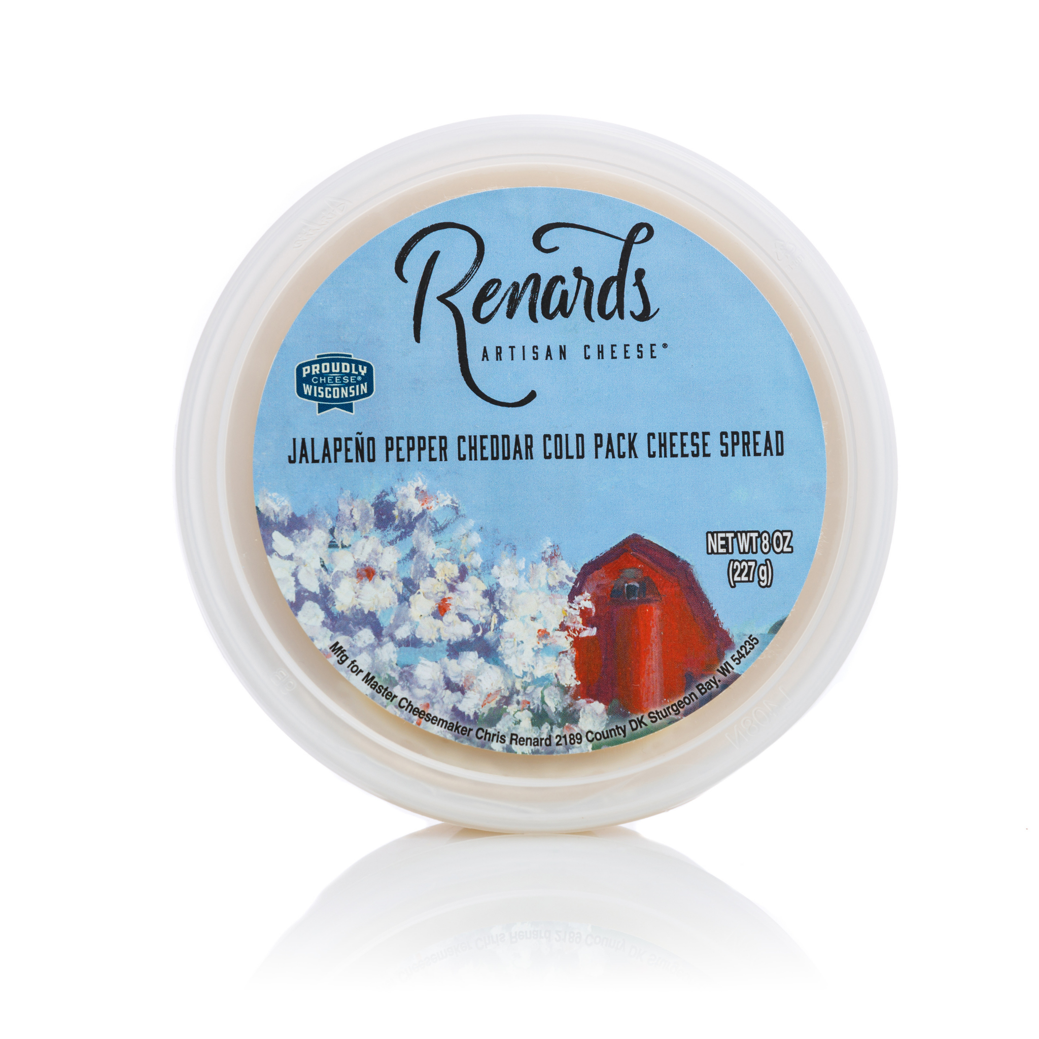 Renard's Cheese Jalapeno Pepper Cheese Spread