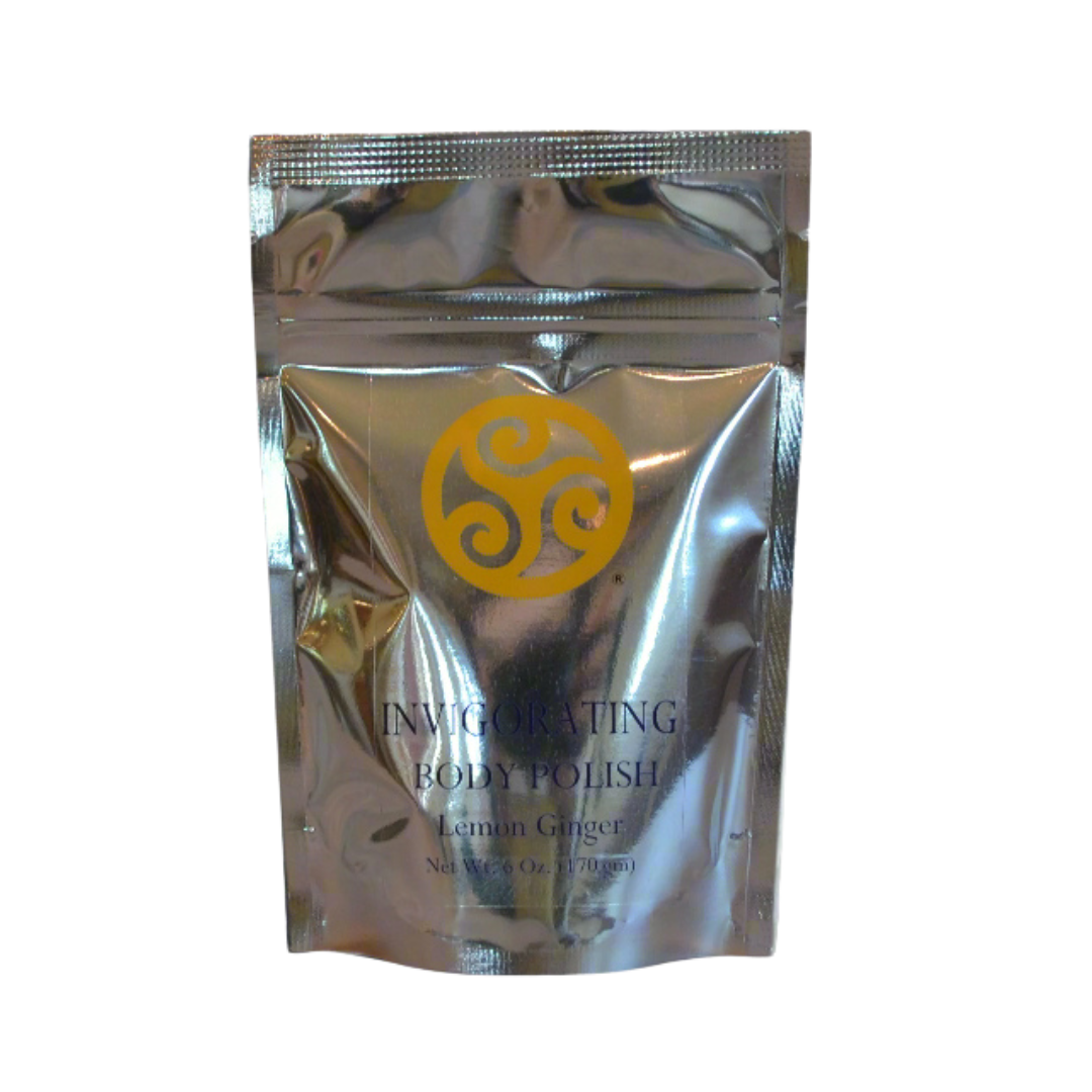 Bag of Lemon Ginger Body Scrub from Trillium Organics