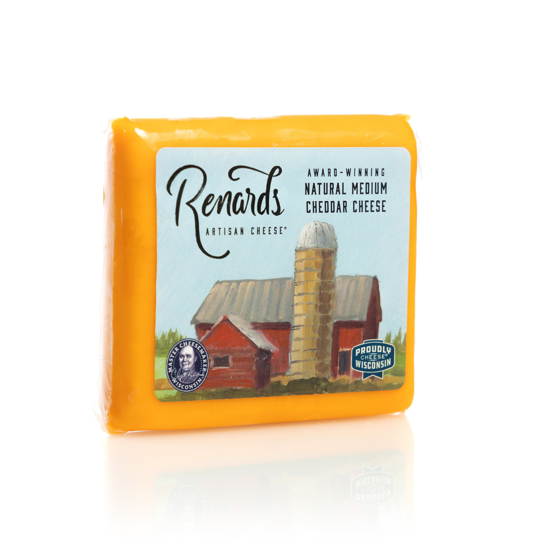 Medium Cheddar Cheese – Renard's Cheese