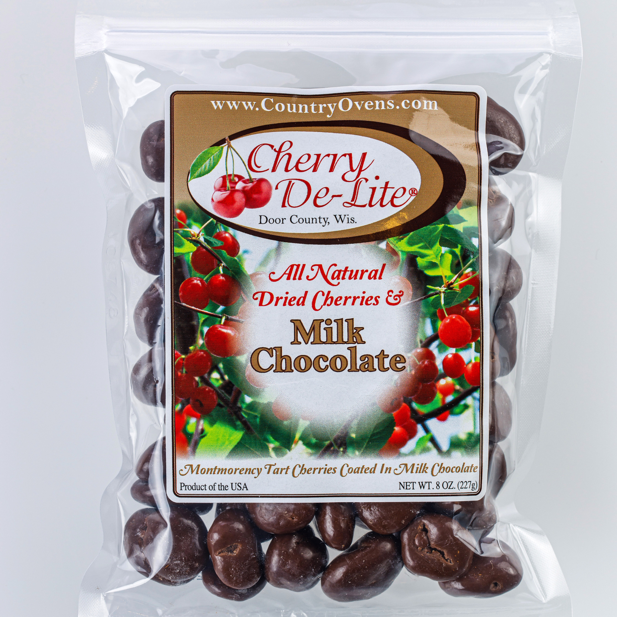 Milk Chocolate Covered Dried Cherries 6oz