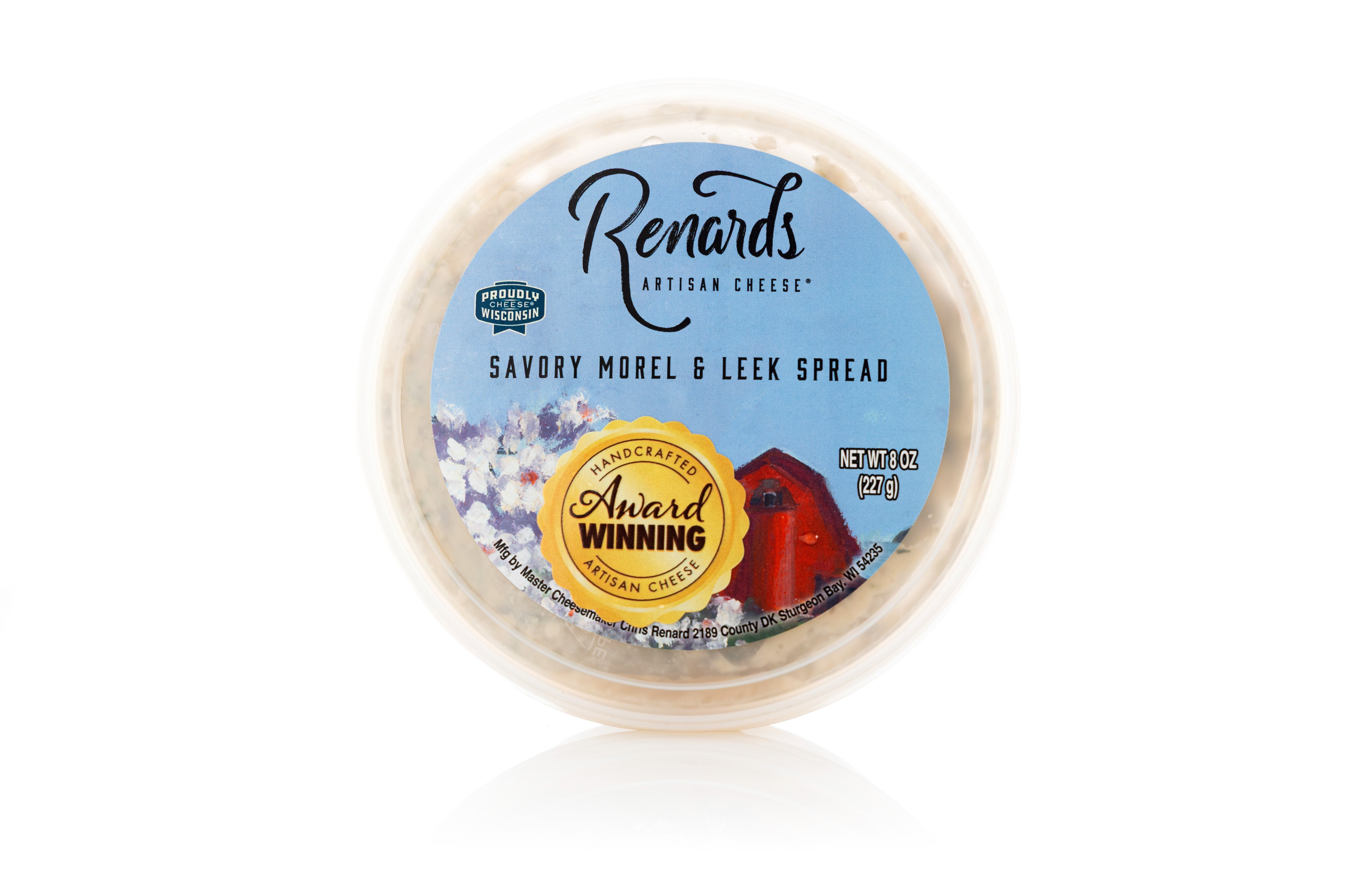 Packaged Morel & Leek Cheese Spread