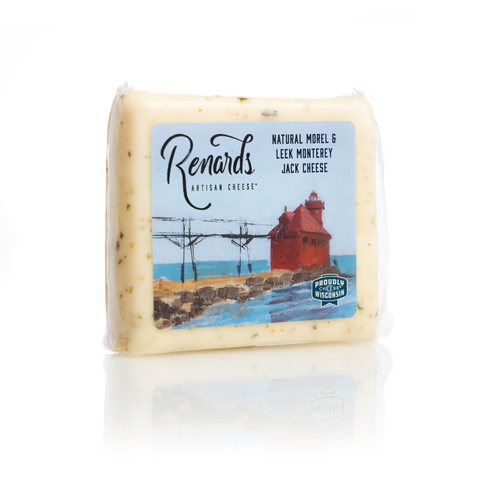 Morel and Leek Monterey Jack Cheese – Renard's Cheese Morel and Leek Monterey Jack Cheese – Renard's Cheese