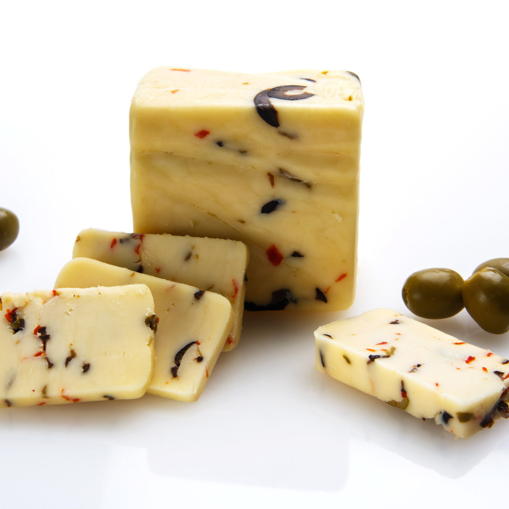 Renard's Olive Cheddar Cheese