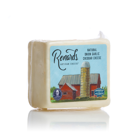 Renard's Onion Garlic Cheddar Cheese 16oz