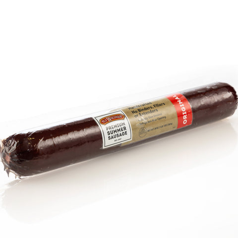 Long package of Original Summer Sausage (Pork & Beef) from Old Wisconsin