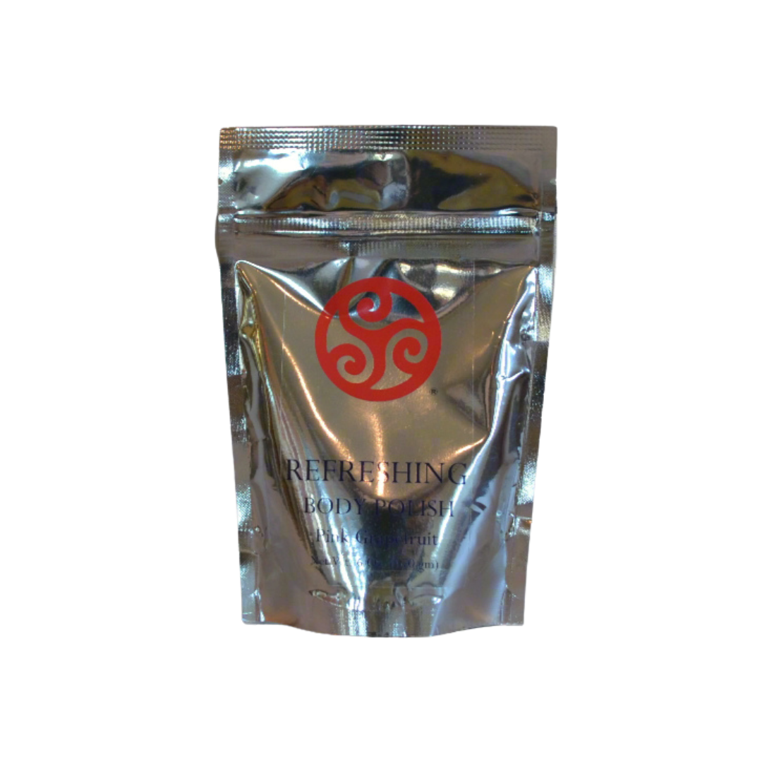 Package of Pink Grapefruit Body Scrub from Trillium Organics