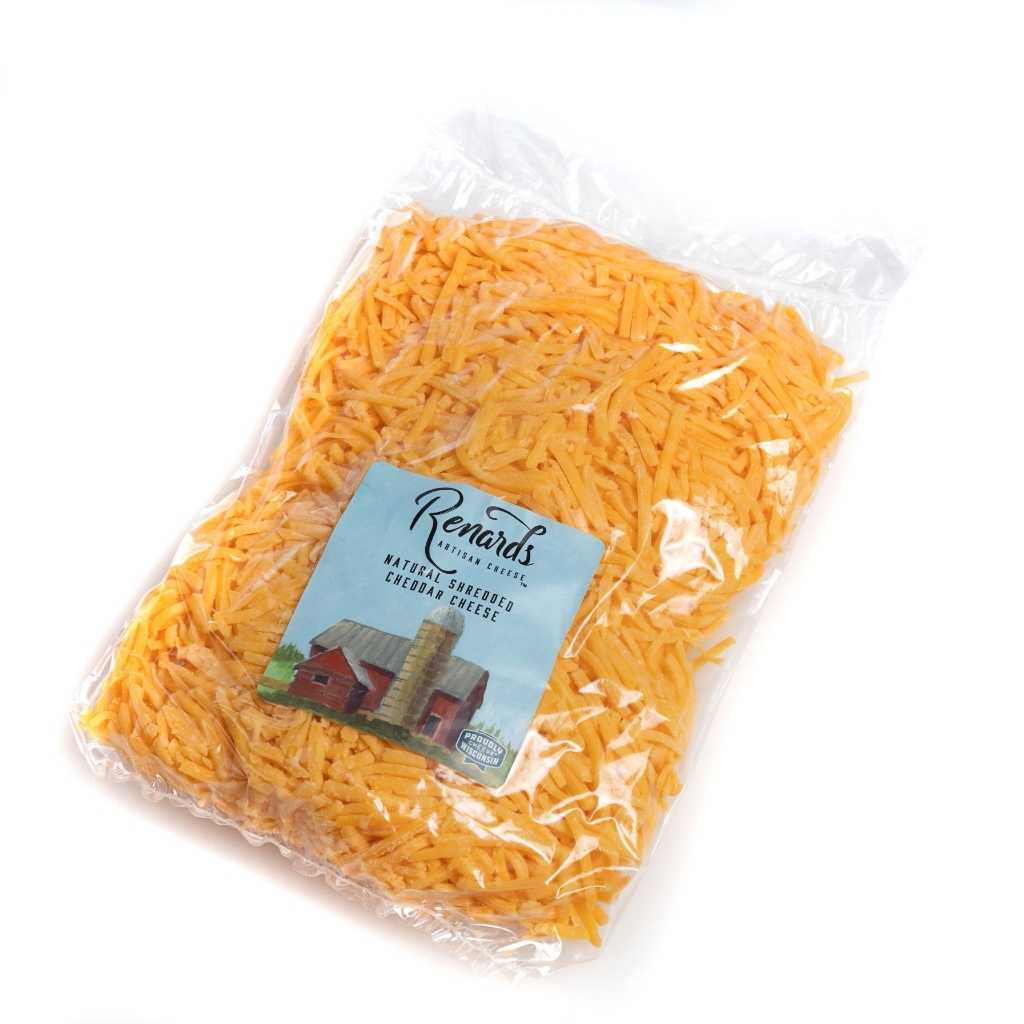 Shredded Cheddar Cheese – Renard's Cheese