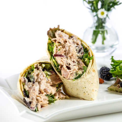 Smoked Cherry Chicken Salad Wrap