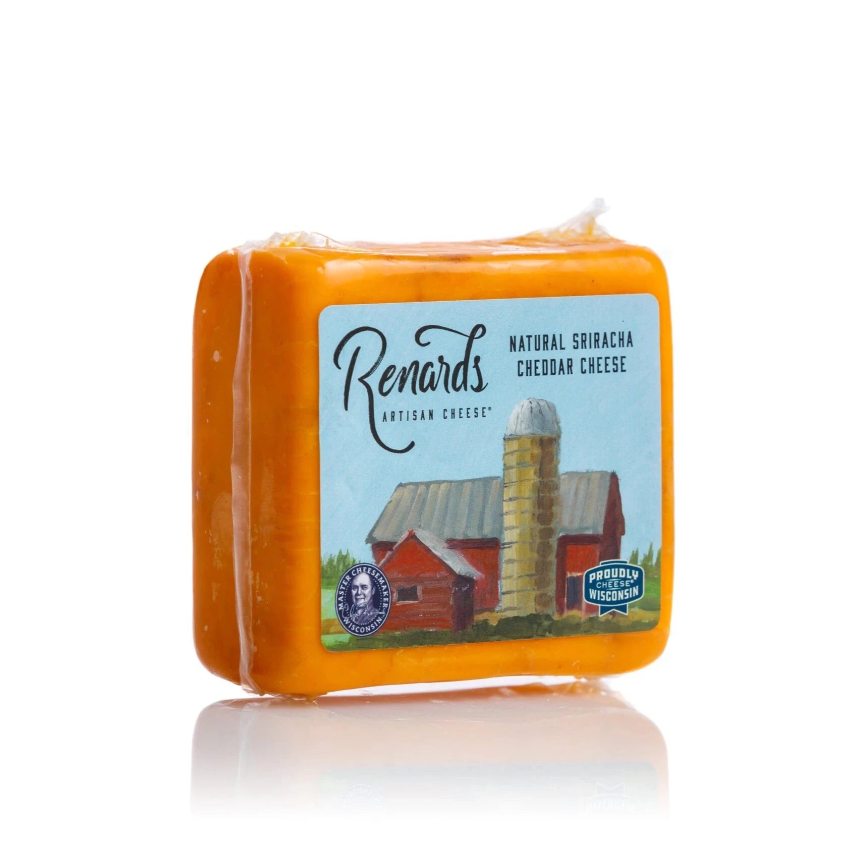 Sriracha Cheddar Cheese – Renard's Cheese