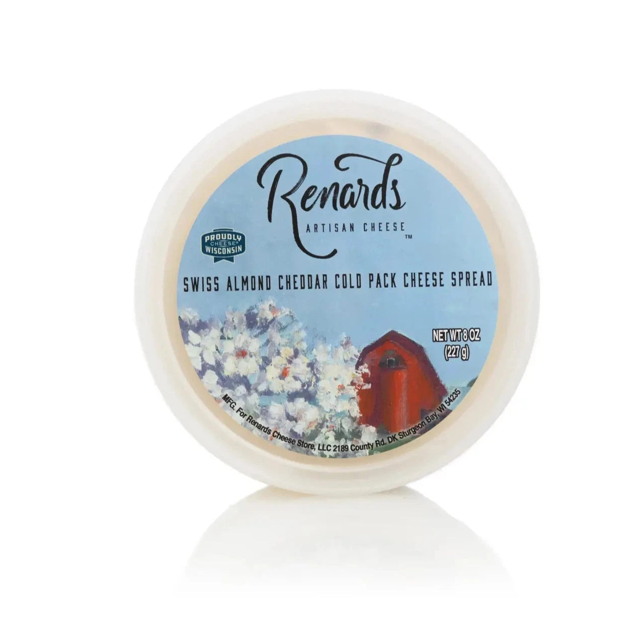 Renard's Swiss Almond Cheddar Cheese Spread 8oz