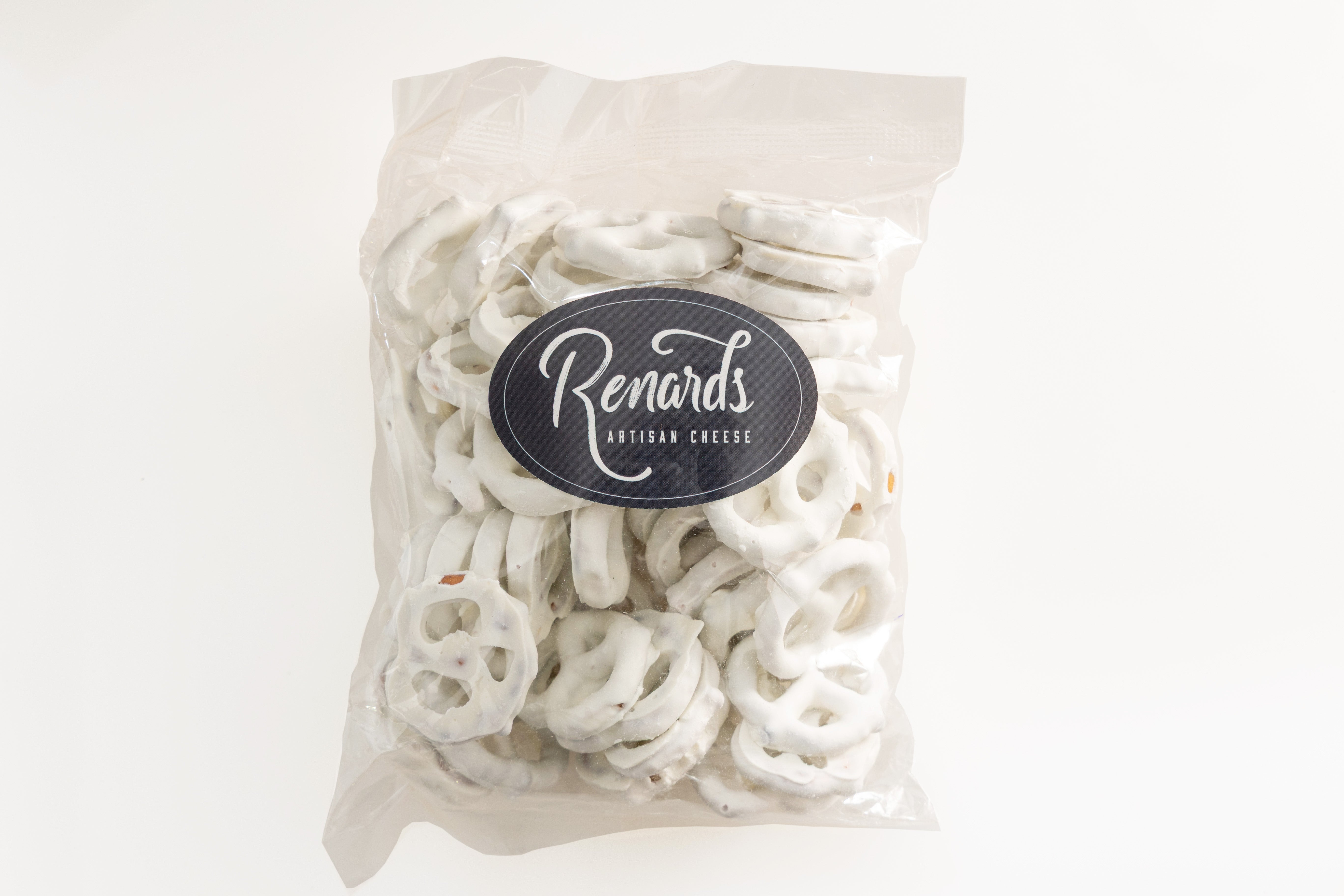 Bag of White Chocolate Covered Pretzels - Renard's
