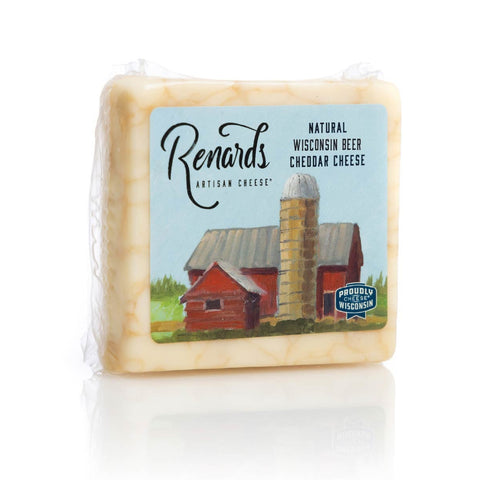 Wisconsin Beer Cheddar Cheese - 6 oz