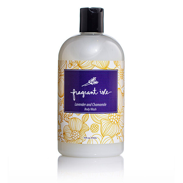 Lavender & Chamomile Body Wash - Fragrant Isle Bottle