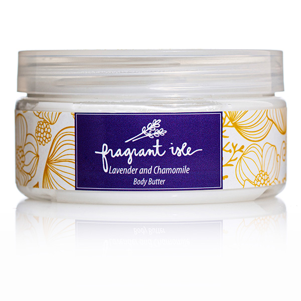 Fragrant Isle Lavender and Chamomile Body Butter Jar