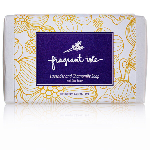 Fragrant Isle Lavender and Chamomile Soap with Shea Butter