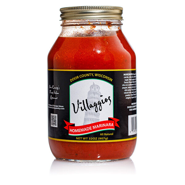 Homemade Marinara Sauce - Villaggios Jar