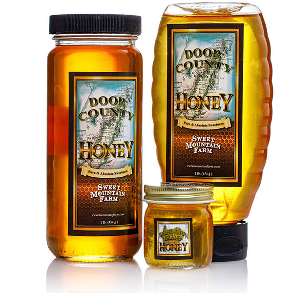 Raw Honey 1.5oz- Sweet Mountain Farms Jars Bottles