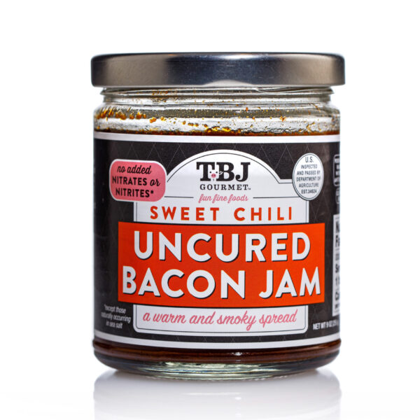 Sweet Chili Uncured Bacon Jam - TBJ Gourmet Jar