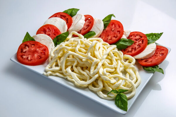 Renards Cheese strings and caprese salad