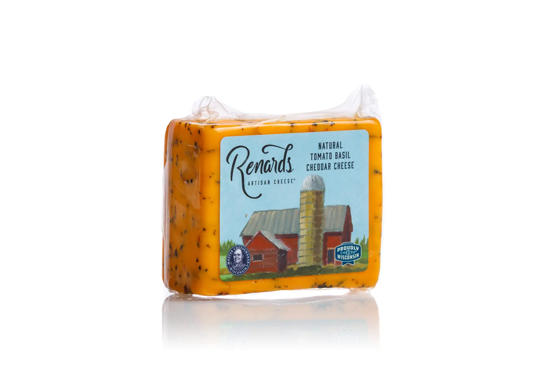 Tomato Basil Cheddar ~ Renard's Cheese ~ Door County, WI