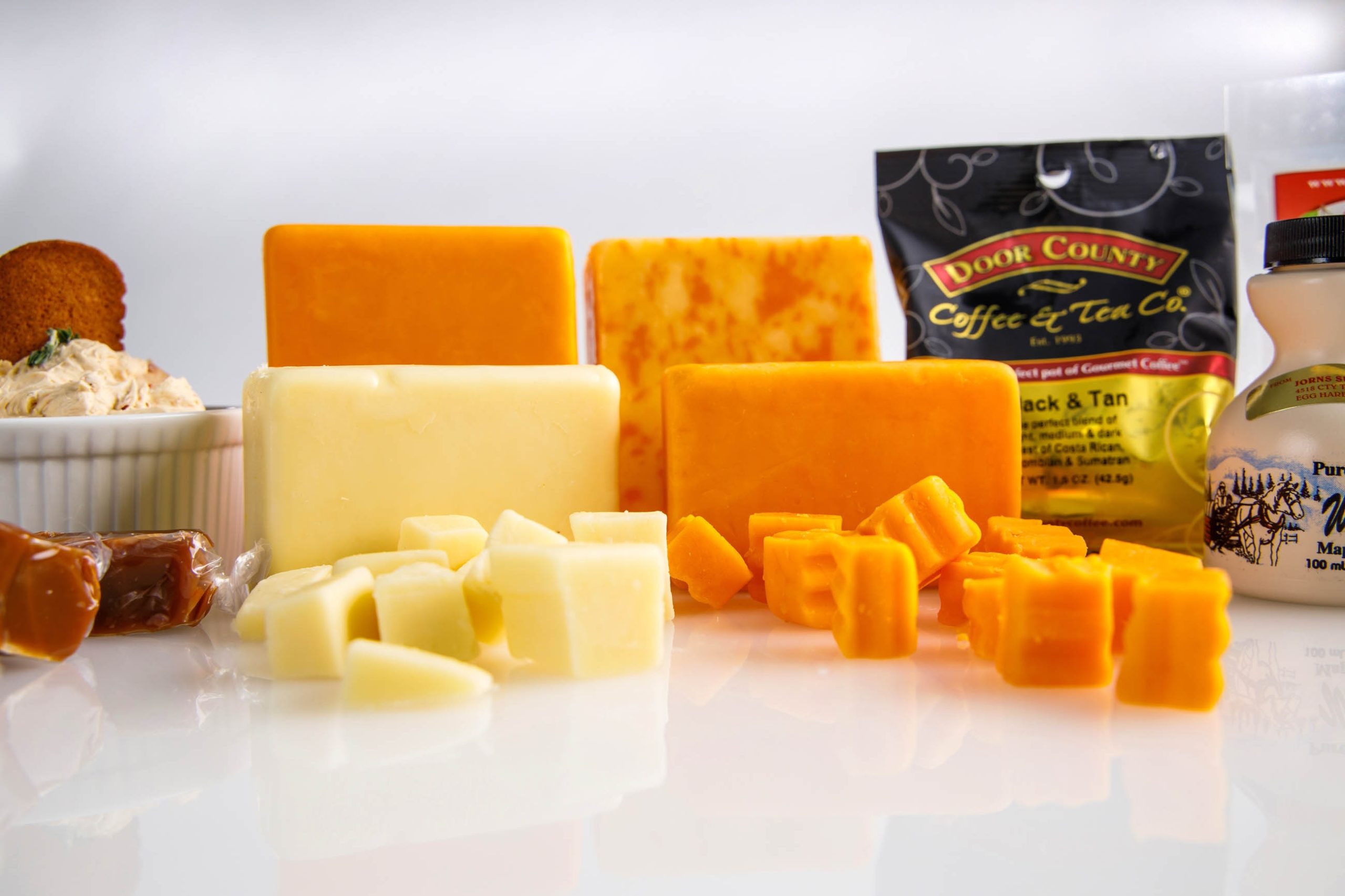 Cheese Knife- Yellow Plastic ~ Renard's Artisan Cheese ~ Door County, WI
