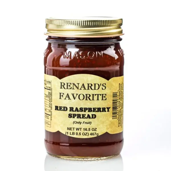 Red Raspberry Fruit Spread - Renard's Favorite-0