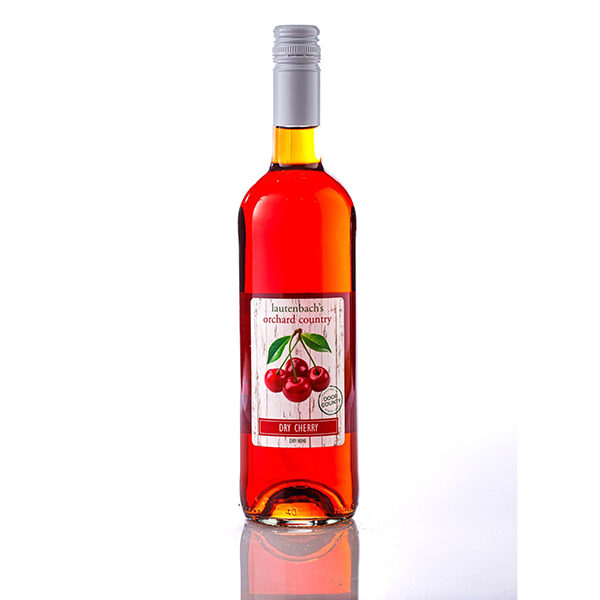 Natural Dry Cherry Wine - Orchard Country Bottle