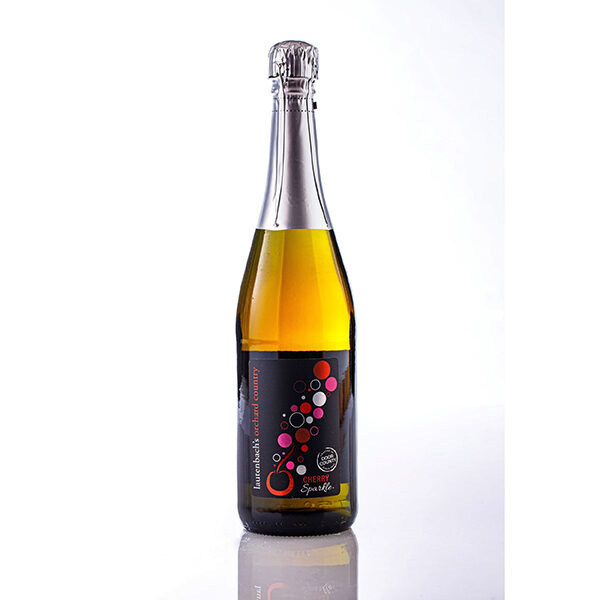 Cherry Sparkle Carbonated Cherry and Grape Wine - Orchard Country Bottle