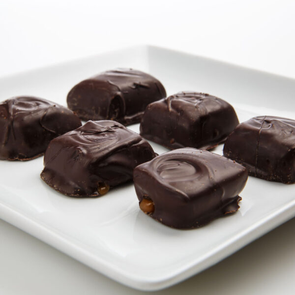 Dark Chocolate Covered Caramels - Sister Sweets-0