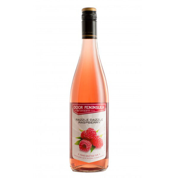 Razzle Dazzle Raspberry Wine - Door Peninsula Bottle